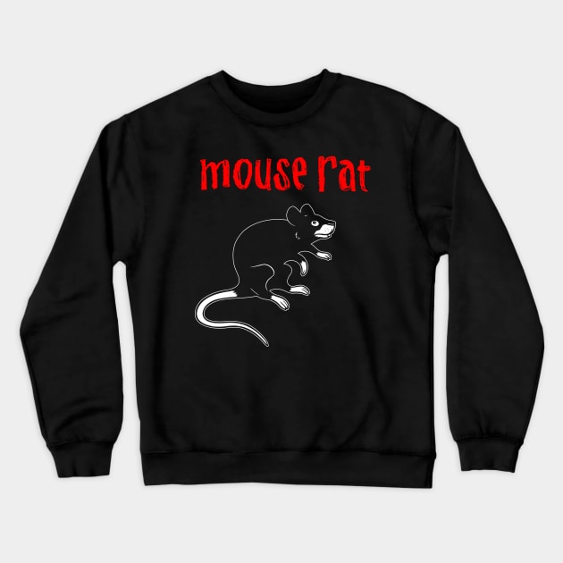 Mouse Rat Crewneck Sweatshirt by wloem